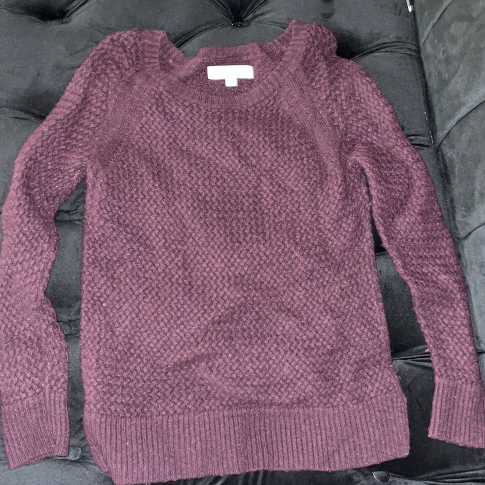 LOFT pullover sweater. Dark purple. size M.